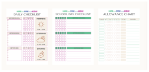 Sample Weekly Chore Schedule